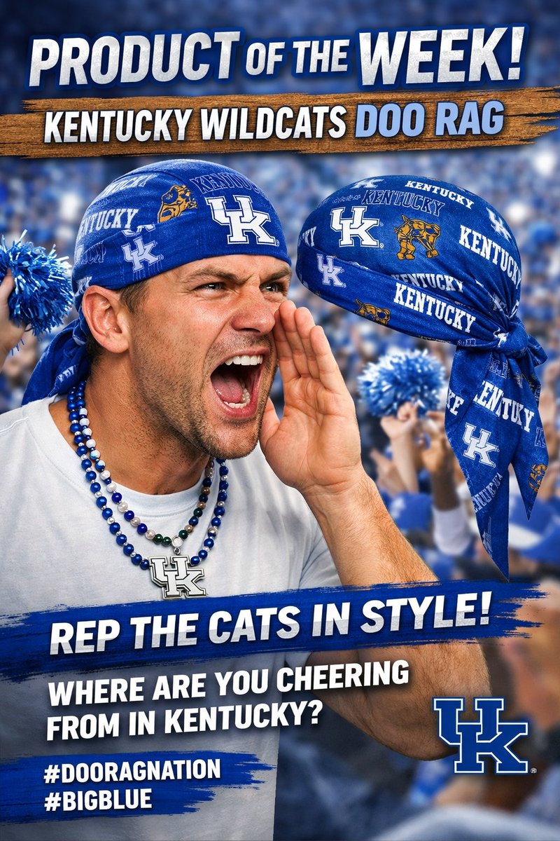 NationDoo's tweet photo. Calling all Kentucky Wildcats fans!

— this week’s featured pick is for the loyal fans who bleed blue and white. — https://t.co/dlCv9l1CS6

#dooragnation #universityofkentucky #bluegrassstate #wildcatstyle #sports https://t.co/pO5h4s3qMb