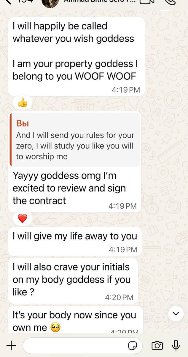 GoddesHelenafem's tweet photo. I will take one or two of my best slaves into long-term service. I will sign a contract and conduct training for you on how to become an even more worthless slave and how to satisfy the Mistress. Tribute is mandatory.

I already have the first slave for lifelong service. https://t.co/ROdMJYnO95