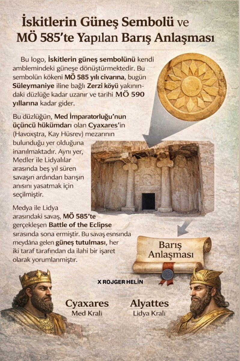 Bu düzlüğün, MED İmparatorluğu’nun 3. hükümdarı Cyaxares'in (Havoxstra, Kay Hüsrev) mezarının bulunduğu yer olduğuna inanılmaktadır. 

Aynı yer, Medler ile Lidyalilar arasında 5 yıl süren savaşın ardından barışın anısını yaşatmak için seçilmiştir.”