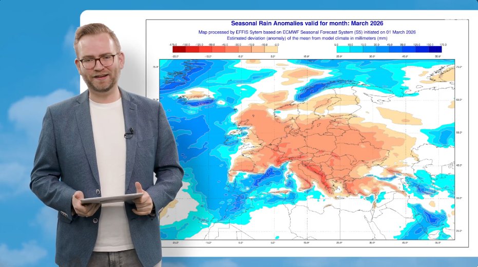 weermanrobert's tweet photo. Nu wisselvalliger, maar toch ziet #maart er voor de #boeren droog uit. Niet alleen in Nederland, maar ook in grote delen van Centraal-Europa. Een speciaal weerbericht voor de agrarische sector voor @Boerenbusiness voor de komende tijd staat online. https://t.co/DjcIl1jV2n https://t.co/xlz9esnnNJ