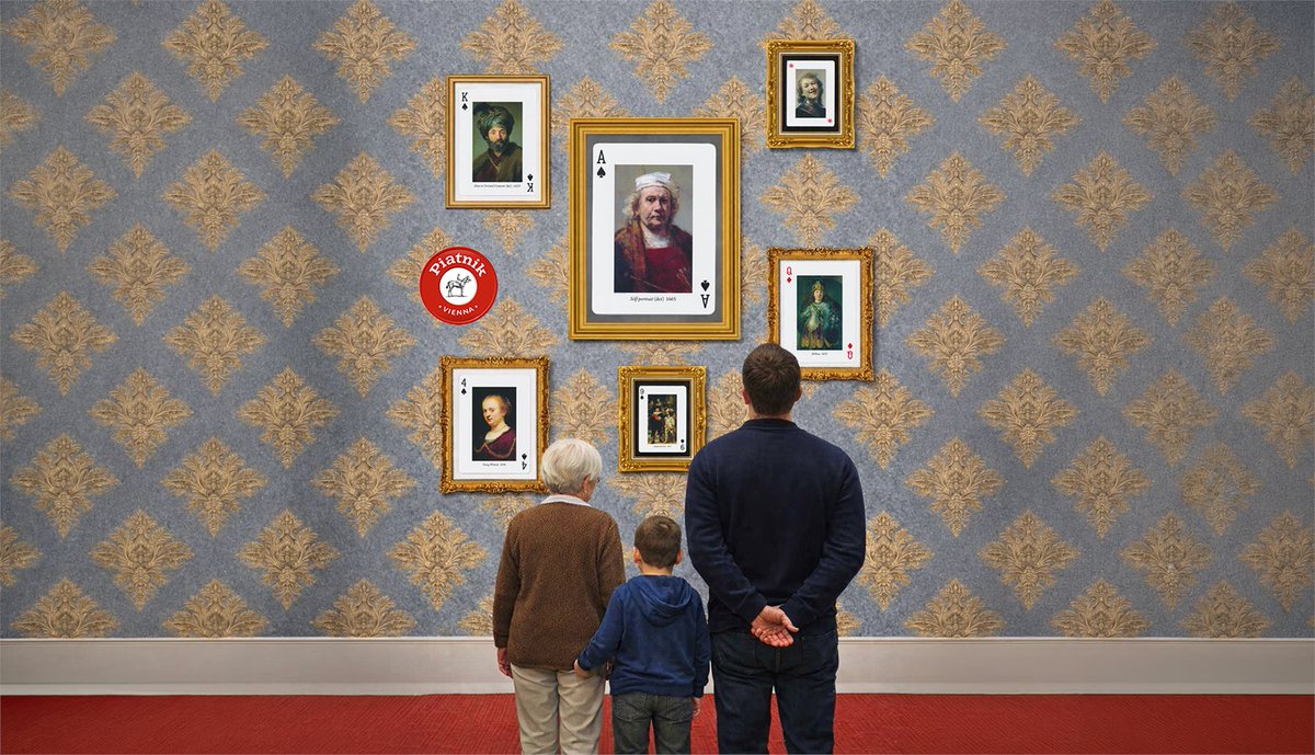 playingcardsEU's tweet photo. From The Night Watch to breathtaking self-portraits... #Rembrandt on every card! 🖼️ 🎨 A beautiful art edition from #Piatnik, ideal for art lovers, playing card collectors, and cozy game nights.

🆕 🇪🇺 🛒 Order quickly and easily online at https://t.co/airv7glVVj https://t.co/I9zMkZlaCp
