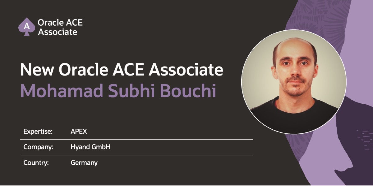 Oracle ACE Program tweet media