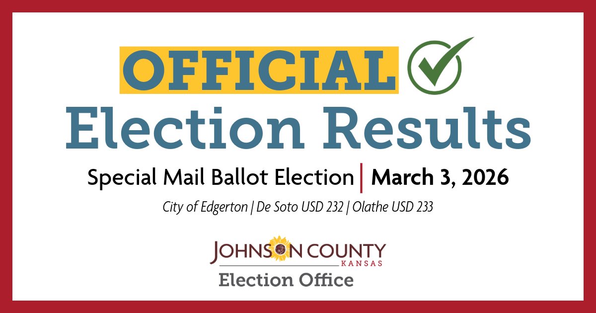 Johnson County Election Office tweet media