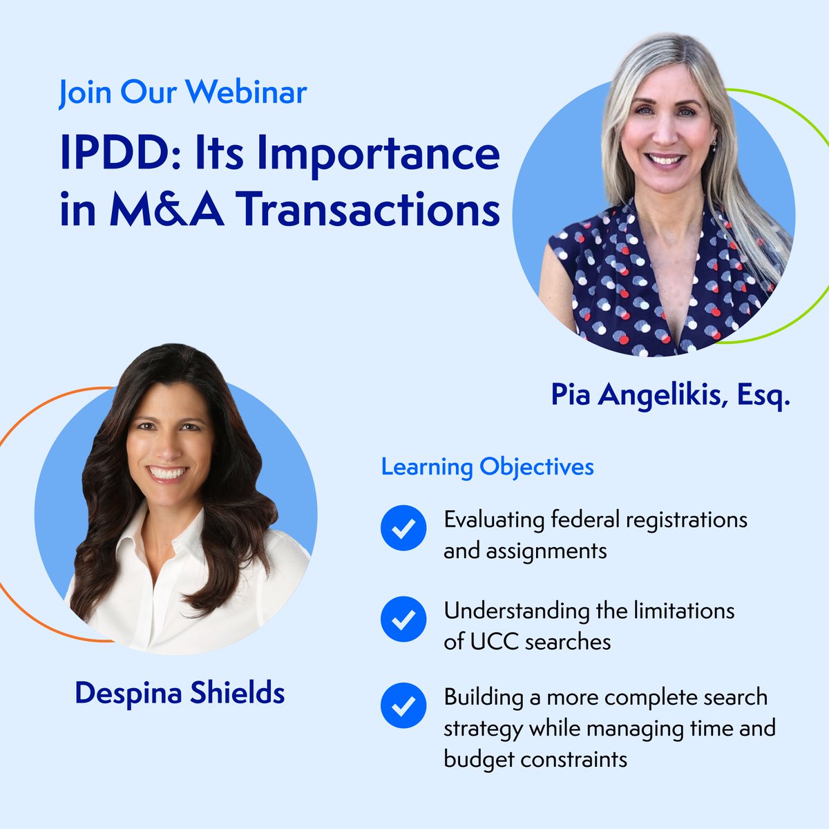 CogencyGlobal's tweet image. Late IP issues can change what you are buying. Learn more about IPDD in M&amp;amp;A on our Free CLE webinar. Mar 31 | 1:00–2:15pm ET 

Register: hubs.li/Q0465SzD0

#IPDD #MAndA #DueDiligence