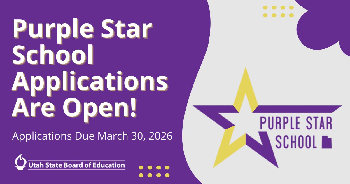 K-12: Utah Public Schools tweet media