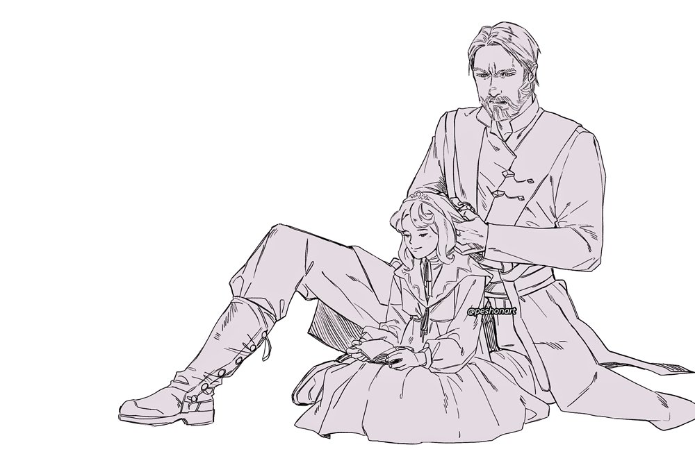 peshonart's tweet photo. อยากเห็นพ่อถักเปีย (despite สกิลพ่อบ้านติดลบ)

#maekarlings #maekartargeryen #akotsk #aknightofthesevenkingdoms https://t.co/aai9MWjMby