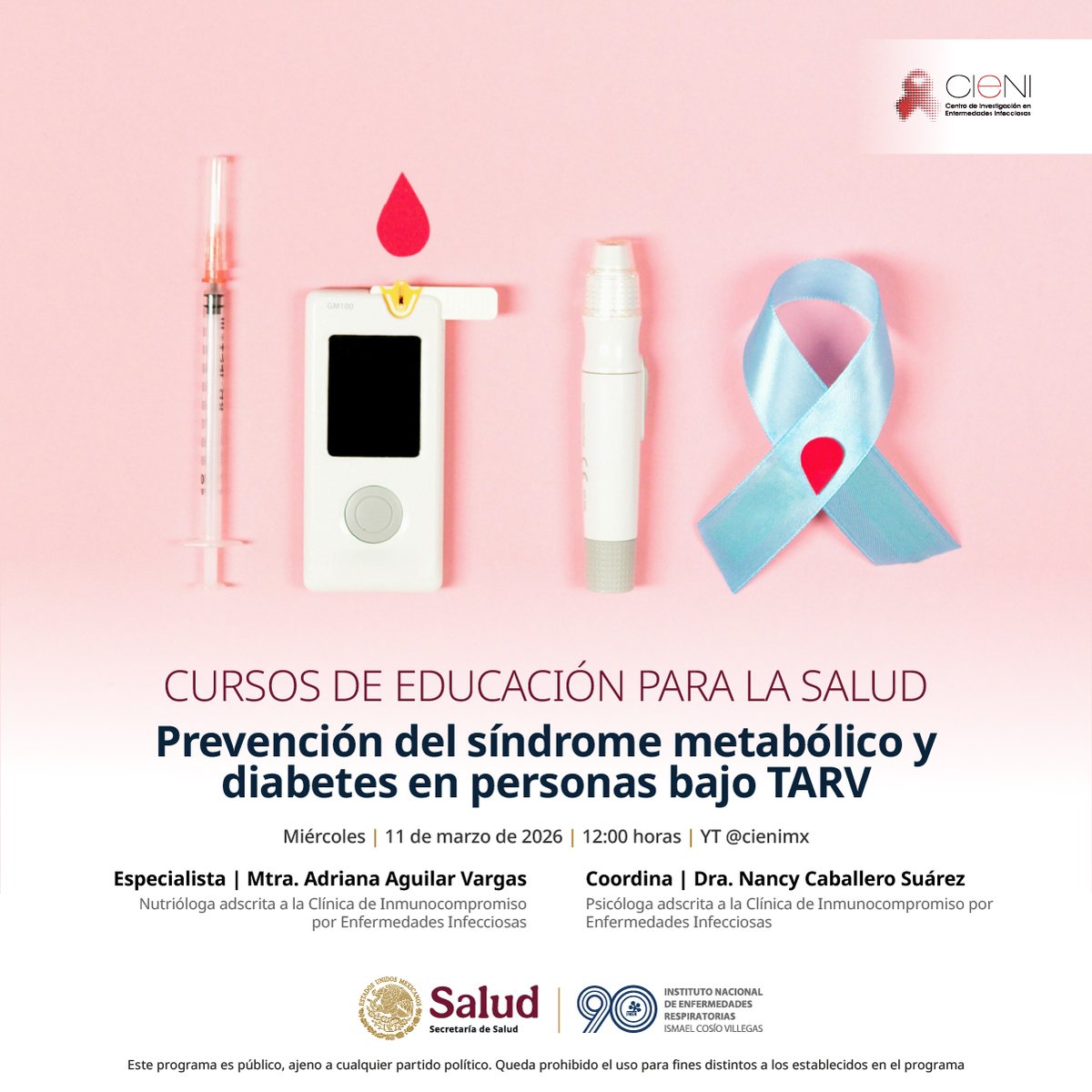 Con el tiempo, algunas personas bajo TARV pueden presentar mayor riesgo de síndrome metabólico y diabetes, influido por factores como edad, genética, estilo de vida y ciertos esquemas de tratamiento.

🔗youtube.com/live/iFexFlXXE…