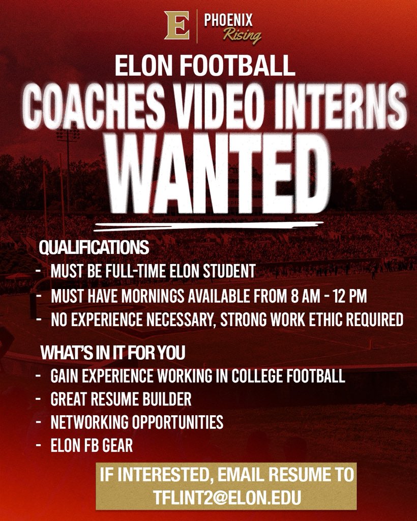 Elon Football tweet media