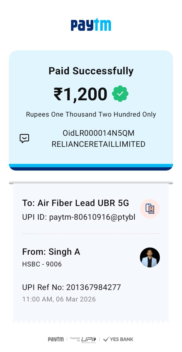 adarsh_singh_08's tweet photo. Very disappointing experience with Jio AirFiber. I booked jio air fiber on 6/3. It is not installed yet at my home.
However, the MyJio app shows “Plan Activated” and “Order Completed”, which is incorrect.
@JioCare  look into this issue and resolve the status immediately. https://t.co/IEcVfVRY2S