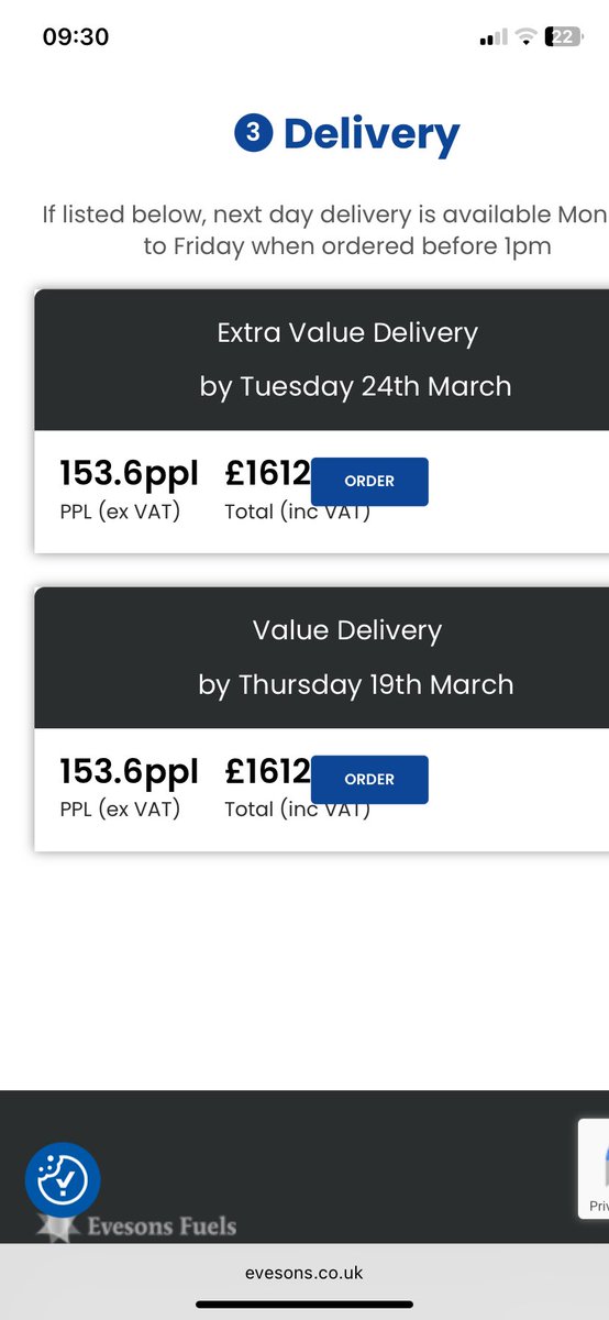 MMassow1's tweet photo. @Ed_Miliband Heating oil £624 in December for 1000L . Today you can order it for £1612 . Looks like you have full control of the situation!!!! NOT My elderly parents urgently need to re- order . https://t.co/PMfmmh7gbi