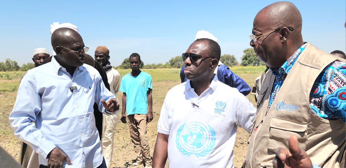 OnuTchad's tweet image. 🇹🇩 Accélérer les #ODD au #Tchad, c’est investir dans ceux qui nourrissent la nation.
Le #RC @fbatalingaya et les Rep du @PNUD_Tchad &amp;amp; @FaoTchad ont visité la ferme Zara Agro à Douguia pour soutenir l’innovation, la résilience climatique et l’emploi des jeunes dans l’agrobusiness.