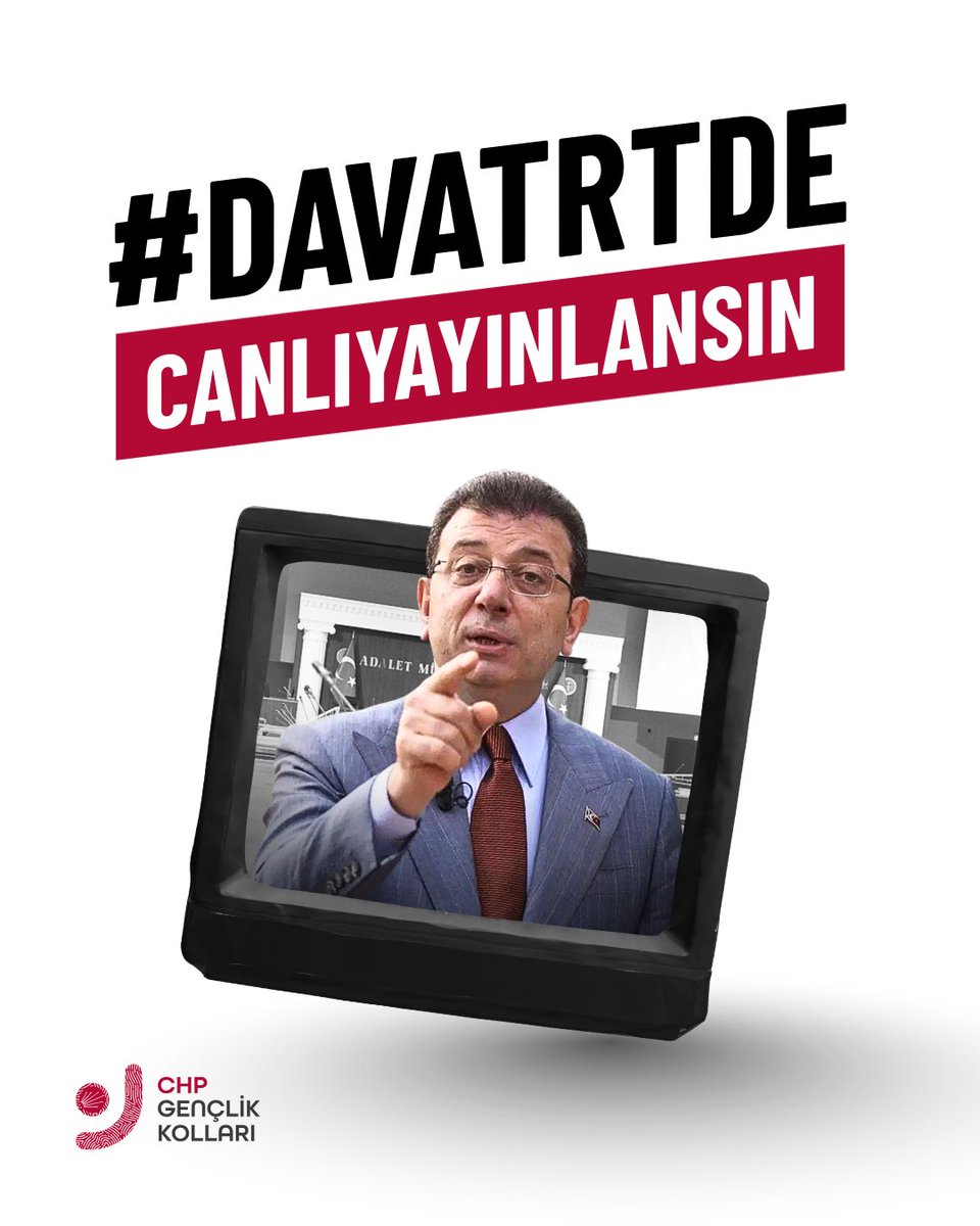 Gerçekleri millet görsün, kararı millet versin! 
#DavaTRTdeCanlıYayınlansın