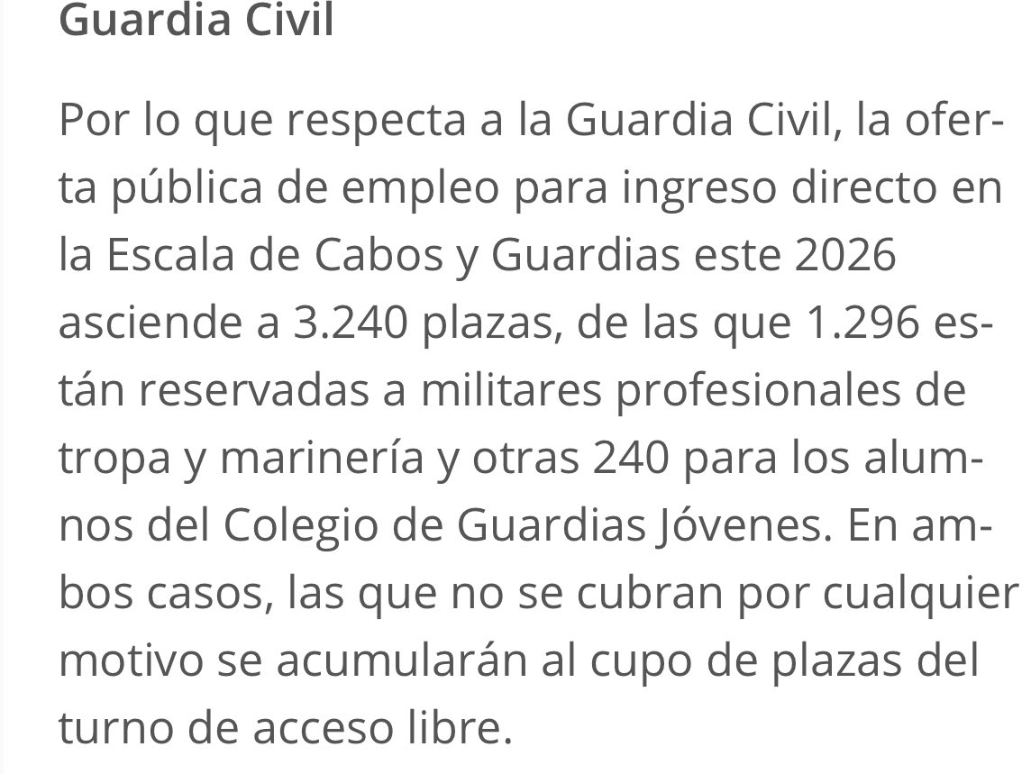Publicaba la OEP.