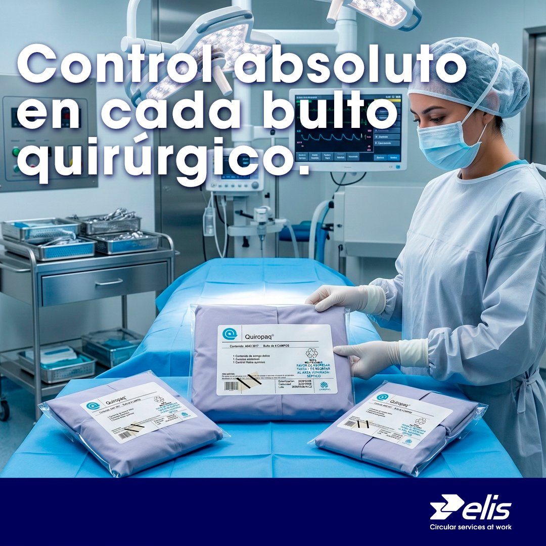 Elis_Mexico's tweet photo. ¿Sabes dónde estuvo cada textil antes de entrar a quirófano? La trazabilidad total no es lujo, es responsabilidad. Con la cadena de esterilidad Elis tienes control documentado, procesos auditables y menor riesgo. Alquiler + lavado que protege tu operación hospitalaria. #Salud https://t.co/9i8UvfEEa9
