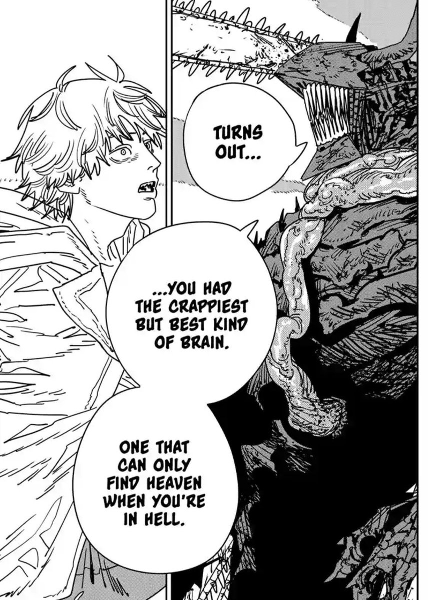 DbsContents's tweet image. RIP POCHITA WTF 😭‼️ Sacrificing himself for Denji’s sake &amp;amp; making him realize sex &amp;amp; all that other bs he’s been dying for (literally) wasn’t ever gonna make him truly happy. CSM PART 2 FINAL CHAPTER NEXT 🥲