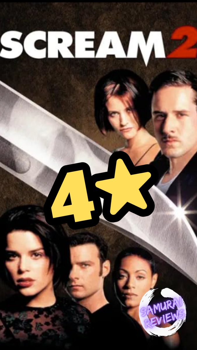 samuraireviews0's tweet image. Scream 2 leans hard into meta sequel commentary. Clever and fun, but not as sharp as the original. ⭐ 4/10
LINK: youtube.com/shorts/kxQH1pu…
#Scream2 #MovieReview