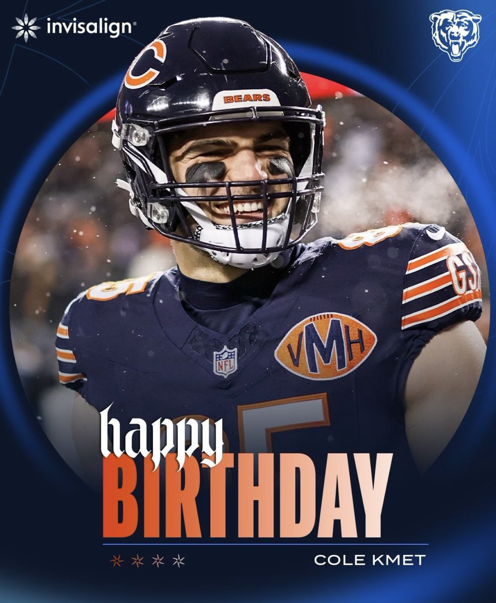 Happy 27th Birthday to Cole Kmet.