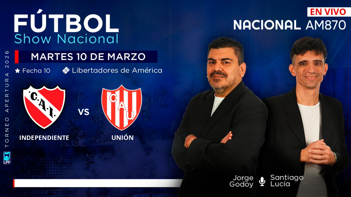 Fútbol Show Nacional | AM870 tweet media