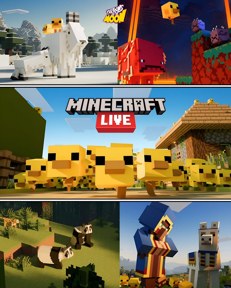 CartoonsOTMoon's tweet photo. La Minecraft Live oficialmente será este 21 de marzo:

El evento más importante de Minecraft en el que anuncian futuras updates https://t.co/xz406IdeUU