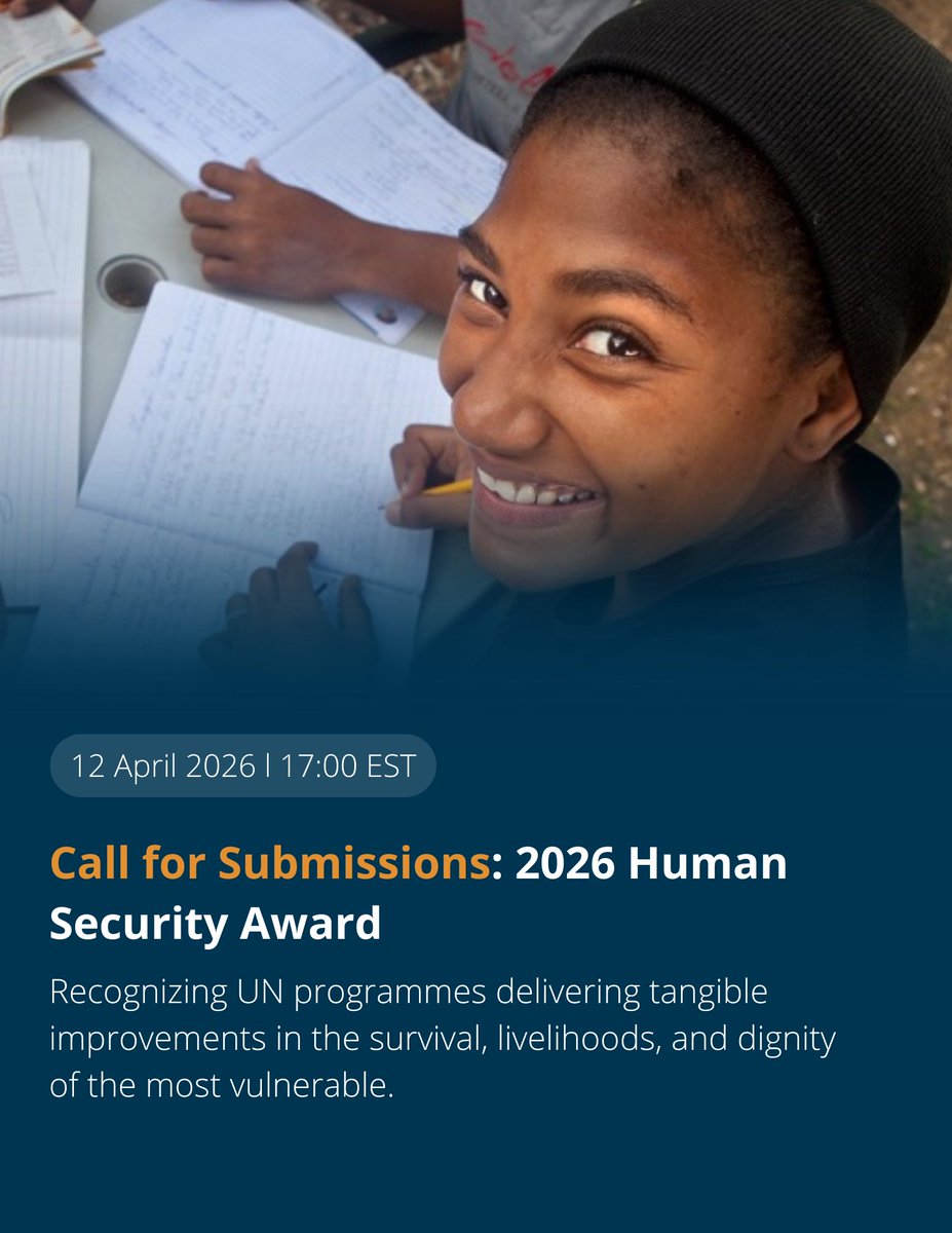 UN Human Security tweet media