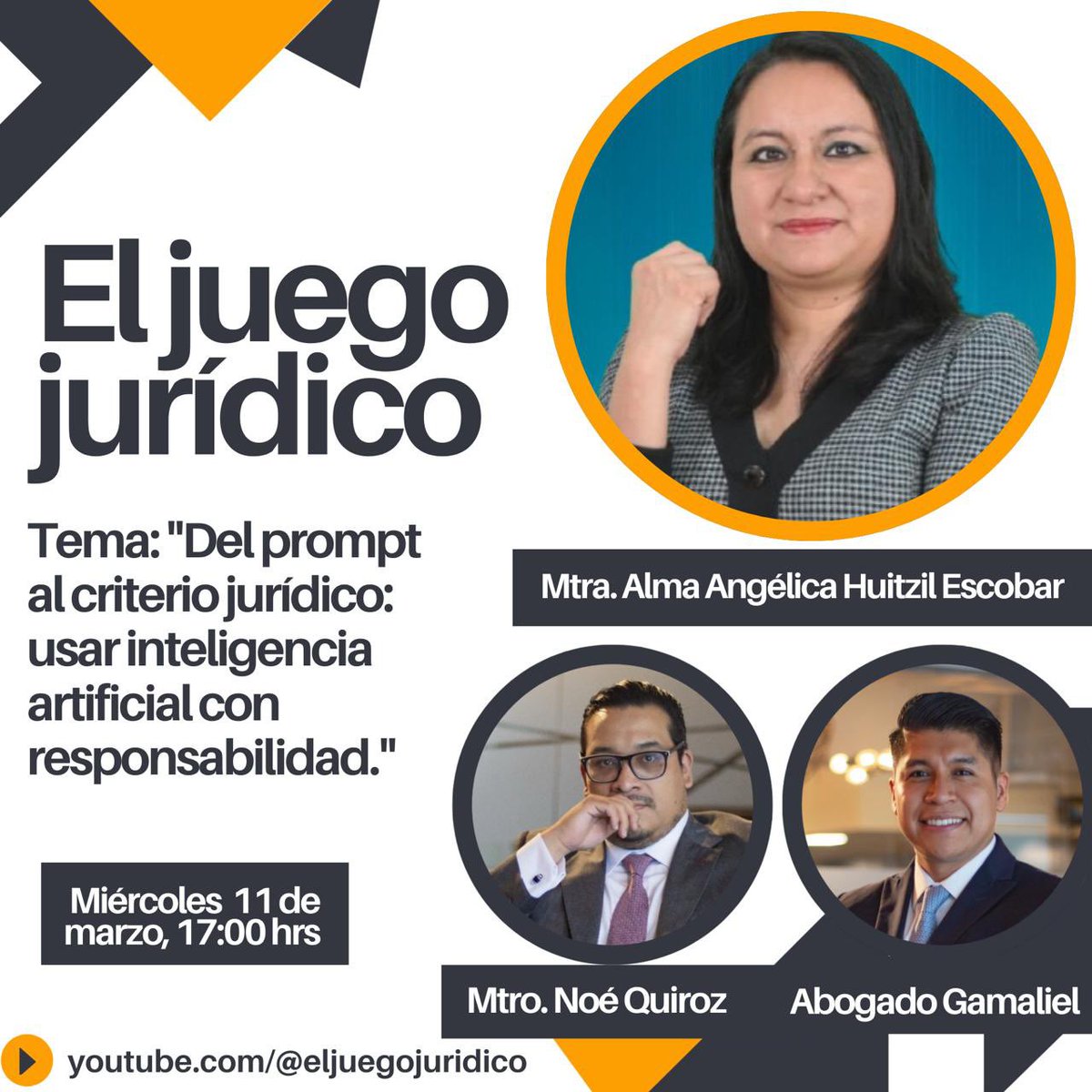 🤔 ¿Sabes cómo redactar un prompt correctamente para obtener mejores respuestas de la inteligencia artificial?
🤔 ¿Cómo pueden los abogados usar la IA con ética y responsabilidad en su práctica profesional?

Te invitamos a ver el nuevo episodio de El Juego Jurídico 🎙️, en esta