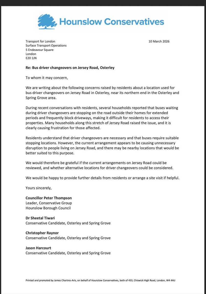 Hounslow Conservatives tweet media