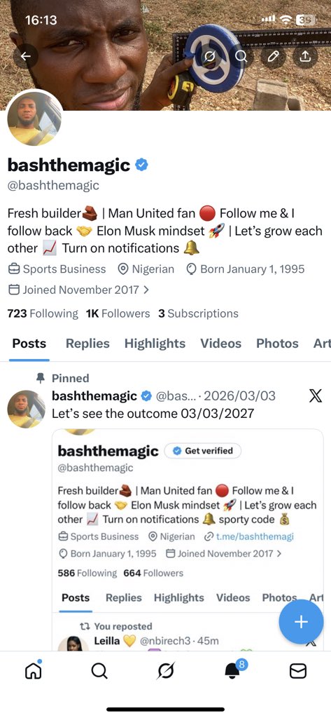 I really appreciate family 1k followers no joke we’re going there  God bless y’all