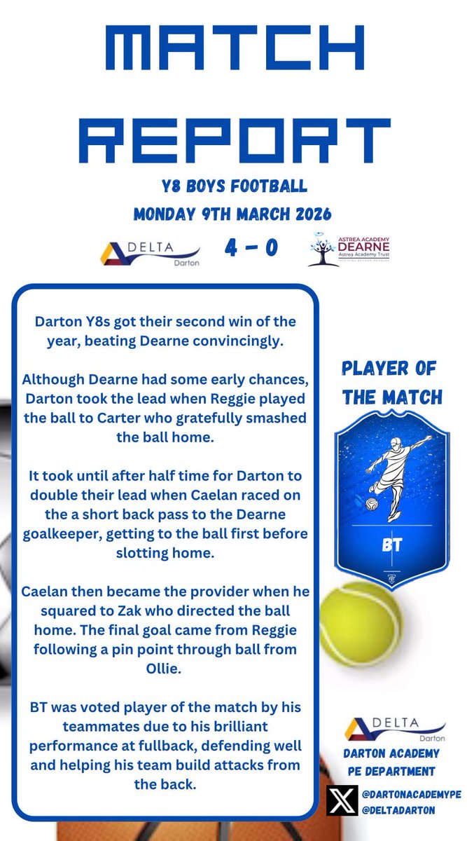 Darton Academy PE tweet media