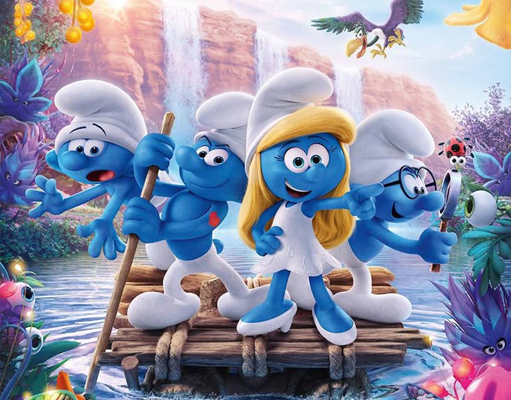 Smurfs live action é um daqueles poucos filmes onde o live action é melhor que a animação