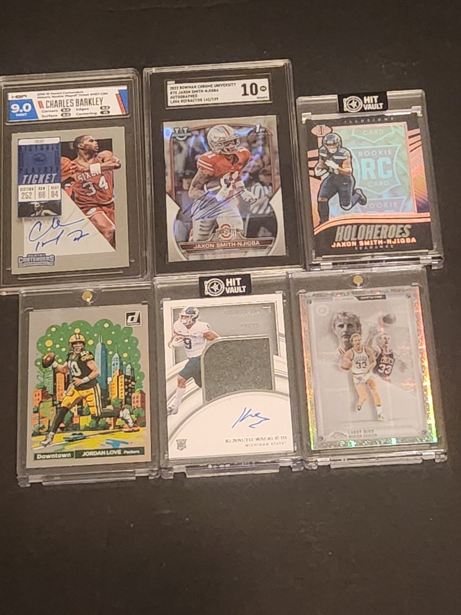 KCD_Cards's tweet photo. @CCsportscardsCo Love - $400
Bird -$180
JSN auto - $150
Barkley- $140
JSN - $65
Walker- $60
Bates /5 - $300 https://t.co/MM5VnuYY06