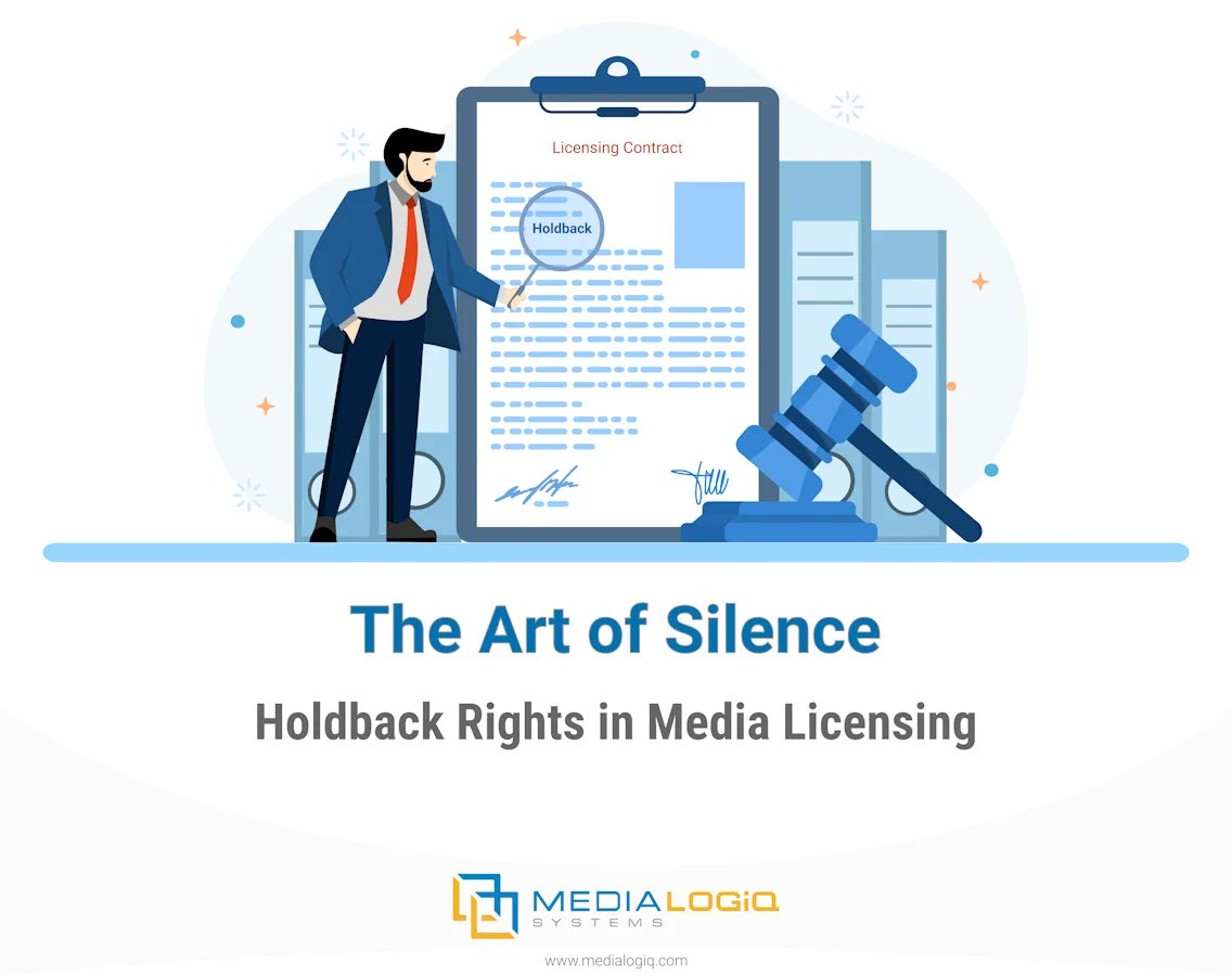 medialogiq's tweet photo. The Art of Silence: Holdback Rights in Media Licensing

Licensing isn’t just a legal formality; it’s the art of deciding who gets which slice of your intellectual property—and under what conditions. When done strategically, it transforms a single piece of media content into a carefully orchestrated portfolio of deals that enhance influence, boost revenue and provide lasting leverage. It’s not just about signing contracts; it’s about designing a comprehensive rights strategy. And at the heart of this strategy lie holdback rights—the quiet force that controls the timing and sequence of content releases across platforms and markets. By mastering the balance of exclusivity, non-exclusivity and well-timed restrictions, licensors can maximize their returns and maintain control over the entire lifecycle of their content. In this article, we’ll explore how these rights work, why they matter and how they can elevate your media licensing strategy.

Media Licensing and Types of Licenses
To appreciate the importance of holdback rights, it’s essential to first understand the broader world of media licensing. Licensing is the agreement that grants another party (the licensee) the right to use, distribute or create derivative works from intellectual property (IP) owned by the licensor. These agreements aren’t just about protecting the rights of the IP owner; they are the key to unlocking multiple revenue streams, expanding brand influence and entering new markets.

Licensing agreements can be broadly categorized into three main types: exclusive, non-exclusive and holdback licenses. Here’s a closer look at what sets each type apart.

1. Exclusive Licenses: Giving One Party the Keys
An exclusive license grants the licensee the exclusive right to use the intellectual property (IP) in a specific manner, for a set period and within a defined territory. Essentially, the licensor agrees not to grant the same rights to any other party within the scope of that agreement, ensuring the licensee has sole access to the content during the term of the license. For example, a major film studio may license exclusive rights to a streaming platform to distribute a film for a certain period, preventing other platforms from offering the same content during that time. The significance of exclusive licenses lies in their ability to create scarcity and demand. When a streaming service secures exclusive rights to a highly anticipated movie or series, it can leverage this exclusivity to attract and retain subscribers, offering a unique value proposition that is unavailable elsewhere.

2. Non-Exclusive Licenses: Spreading the Opportunities
A non-exclusive license allows multiple licensees to use the same content simultaneously, giving the licensor the freedom to license the same rights to several parties under the agreed terms. This type of license does not limit the licensor from granting similar rights to other entities, enabling broader distribution. For example, a music label might license the same song to multiple brands for use in various commercials or a TV show might be licensed to different broadcasters across the globe. The key benefit of non-exclusive licenses is their ability to maximize the reach and distribution of content. By licensing content to multiple parties, the licensor can generate several revenue streams, offering flexibility in how and where the content is used, while extending its exposure across different markets and platforms.

3. Holdback Rights: The Silent Architects of Content Release Timing
Holdback rights are a unique element of media licensing that allow the licensor to control when and how content is released to different markets or platforms. A holdback right enables the licensor to delay or restrict the distribution of content for a specific time, creating an exclusive window or release strategy. For instance, a film might be released exclusively in theaters for a set period before becoming available for digital download or streaming. Holdback rights are critical for maximizing the value of content by preventing oversaturation and allowing the licensor to strategically time the release across different channels and markets. In the following sections, we’ll explore how holdback rights are implemented, their various uses and why they are such an essential tool for licensors in media licensing.

How Holdback Rights Work: Common Uses and Strategies
Holdback rights are strategically used to optimize content distribution and maximize revenue. By controlling when content is made available across various media and markets, licensors can create value by strategically timing releases. Below are some of the most common uses and strategies for holdback rights.

1. Theatrical Windowing: Maximizing Box Office Revenue
One of the most common applications of holdback rights is theatrical windowing, where content is exclusively available in theaters for a set period before being released on other media like streaming services, digital download or DVD. This practice ensures that the initial theatrical release captures the most lucrative revenue streams, which often come from box office sales. For example, a film might be given an exclusive 90-day window in theaters, after which it becomes available for home viewing or digital rental. The key advantage of this holdback strategy is that it allows the content to enjoy an initial burst of revenue before being exposed to other distribution channels, preventing early saturation that could diminish its value. Theatrical holdbacks help maximize box office returns by leveraging the exclusivity of the theater experience, enticing viewers to watch the film on the big screen rather than waiting for other formats.

2. Streaming Platform Holdbacks: Exclusive Digital Releases
Holdback rights also play a crucial role in digital content distribution, particularly when a movie or TV series is licensed to a streaming platform. In such cases, a licensor may delay the availability of the content on competing platforms or restrict its release for a specific time, allowing it to be made available only on one streaming service for a defined period. For example, a popular TV series might be licensed exclusively to Netflix for one year, preventing other platforms like Hulu or Amazon Prime from offering the same content during that period. This creates a competitive advantage for the exclusive platform and serves as a major selling point for attracting and retaining subscribers. Additionally, by holding back the release on other media platforms, licensors can negotiate more favorable deals, capitalizing on the exclusivity and ensuring the content’s value is protected.

3. Regional or Territorial Holdbacks: Control Over Global Distribution
Another common use of holdback rights is related to territorial control, where content is released in certain regions or markets before others. By delaying the release in specific geographic locations, licensors can maximize the potential of each market. For instance, a film might first be released in the United States and after a certain period—say, six months—it becomes available in international markets like Europe or Asia. Regional holdbacks are used to optimize pricing strategies and capture the maximum possible revenue in each territory. Content may perform differently in various markets and staggering the release dates allows licensors to take advantage of this by tailoring release strategies based on local demand and viewer preferences. This also gives each market a “fresh” release window, preventing the content from being overshadowed by other releases.

4. Promotional and Merchandise Holdbacks: Timing Merchandise Releases
Holdback rights aren’t just for content releases—they can also be applied to related promotional materials and merchandise. In the case of a blockbuster movie, for example, the licensor might hold back the release of movie-related merchandise, such as toys, apparel or collectibles, until the theatrical release has peaked. This creates a second wave of demand, allowing the content to maintain momentum as consumers who have already seen the film now look for ways to engage further, often by purchasing merchandise. Holdbacks in this context ensure that product lines are launched at the most strategic time to maximize sales, benefiting both the licensor and the retailers. By timing the release of merchandise to coincide with content milestones, licensors can also increase brand visibility and maintain interest in the content long after its initial release.

These strategies demonstrate the versatility of holdback rights in media licensing and how they provide licensors with the tools to control not just when content is released, but how it’s distributed across media, markets and even product categories. By strategically holding back content, licensors can protect its value, optimize revenue and enhance brand positioning.

The Importance of Holdback Rights in Media Licensing
Holdback rights play a critical role in preserving the value of media content. By controlling when and how content becomes available across different media platforms, licensors can prevent overexposure or premature distribution that might reduce its market value. For example, if a movie were released on streaming platforms on the same day as its theatrical debut, many viewers might choose the more convenient and cheaper option of watching it at home rather than going to the theater, leading to a decline in box office revenue.

In addition, holdback rights help maximize revenue streams by allowing licensors to stagger releases across multiple distribution channels. Instead of making content available everywhere at once, the release can be structured in phases—such as theatrical release, followed by home video formats like DVD or Blu-ray and later streaming platforms. Each stage generates its own revenue, allowing the licensor to capture value from different markets and audiences over time.

Finally, holdback rights contribute to strategic brand positioning by allowing licensors to carefully manage how and when audiences engage with their content. A controlled release schedule helps maintain anticipation and keeps the content relevant in the public conversation. For instance, a television series released gradually over time can sustain audience interest and discussion for longer periods, helping the content remain top-of-mind and strengthening its long-term impact.

Holdback Rights vs. Exclusive Rights
It is important to distinguish holdback rights from exclusive rights, as the two concepts serve different purposes in media licensing. Exclusive rights grant a licensee the sole ability to distribute or exploit content within a defined scope—such as a specific territory, media or time period—preventing the licensor from granting the same rights to others during that term. Holdback rights, by contrast, ensure that a specific piece of content is not released in certain markets, media or channels for a defined period and these restrictions apply across contracts rather than being tied to a single licensee. In simple terms, exclusive rights determine who is allowed to distribute the content, while holdback rights determine when the content may be released. Both tools are often used together to structure sophisticated licensing strategies and carefully manage the lifecycle of media content.

Managing Holdback Rights with MediaRights
Managing holdback rights across multiple territories, media and distribution windows can quickly become complex, particularly when dealing with large content libraries and numerous licensing agreements. #MediaRights supports the management of holdback rights in a highly detailed and structured manner, allowing licensors to define and track holdback conditions across multiple dimensions such as territory, platform, channel, language and time period. By capturing these restrictions centrally, the system helps ensure that contractual obligations are respected and that new deals do not conflict with existing holdbacks. This level of precision enables content owners and distributors to confidently implement sophisticated release strategies while maintaining full visibility and control over their licensing rights.

Want better control over complex rights and holdbacks?
Visit our website (https://t.co/es38n0nL96) or contact us at info@medialogiq.com to learn how #MediaRights simplifies global rights management.

#RightsManagement #DistributionRights #Holdback #HoldbackRights #DistributionHoldback #AvailabiliyReporting #AvailabilityReport #RightsAvailability #Licensing #FilmDistribution #TVDistribution #ContentDistribution #Software #FilmDistributionSoftware #TVDistributionSoftware #MediaLicensing #RightsLicensing #RightsManagement #RightsTracking #RightsManagementSoftware #media #ContentDistribution #filmtech #contenttech #entertainment #content #film #movies #tv #TVShows