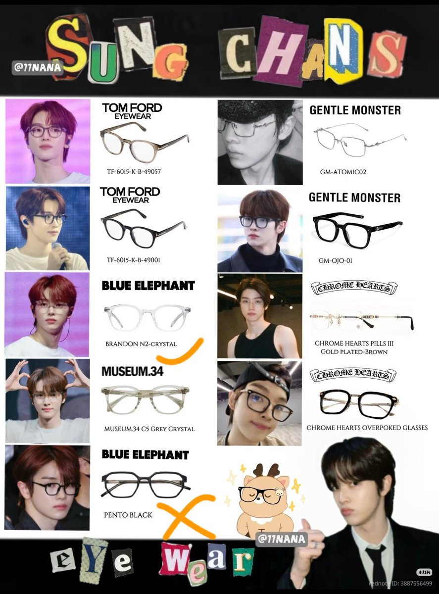 jung sungchan's style glasses 🤓