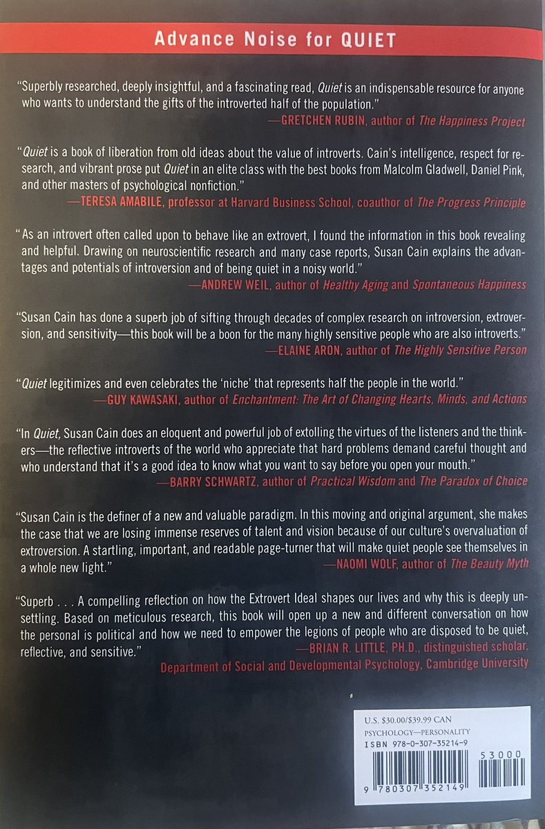 ChrisButler1204's tweet photo. I always said if I was wealthy that I would donate @susancain’s book to every public school library in America. So I decided to, at the very least, buy another copy and donate it to my high school library. And the school librarian is accepting my donation. https://t.co/VNoycZMGeK