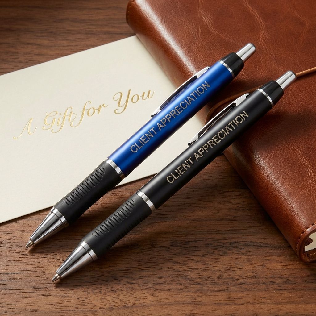 Your clients deserve more than a 'thank you' email. 💼 A custom pen with their name is a daily reminder of your partnership — and your brand. 

buff.ly/H4k4KGz