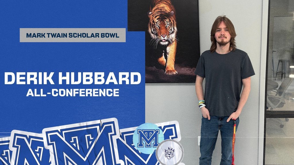 Congratulations to Derik Hubbard on earning all-conference in Scholar Bowl!!! Great job!