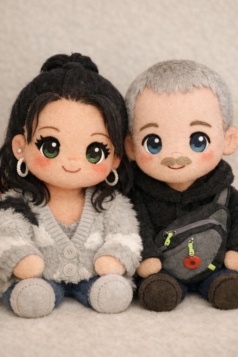 keith43Mc's tweet photo. I used free AI to turn myself &amp; Christine into whatever these are. I’m sure there’s a modern term for it, but I don’t know it https://t.co/6VYEdgzAjZ