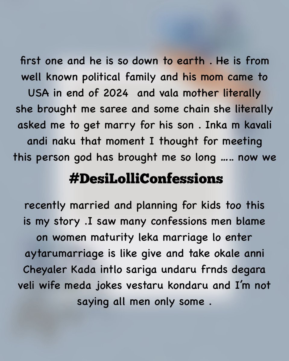 Desi Lolli Confessions tweet media