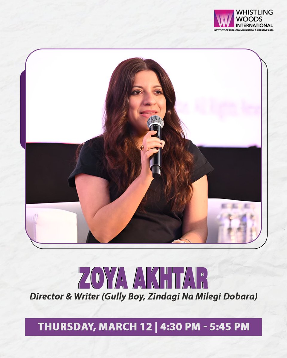 Whistling_Woods's tweet image. Meet our esteemed guest speakers for the 5-Day Screenwriting Workshop, led by Anjum Rajabali in collaboration with SWA, designed to bridge the gap between the page and the screen.

#whistlingwoodsinternational #dowhatyoulove #alumni