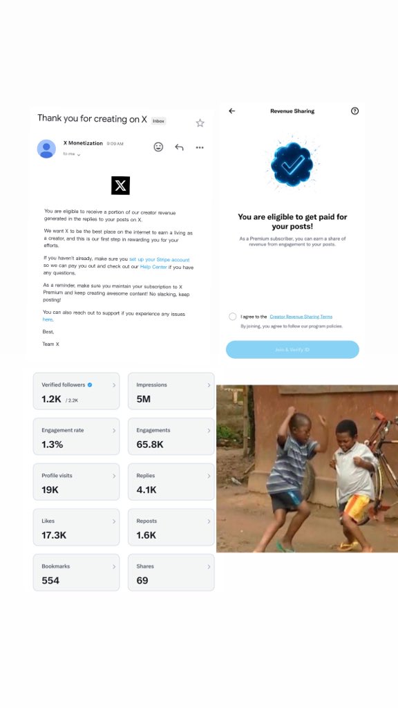 deb_michaels33's tweet image. Finally monetized!  
   Proof consistency wins.  
   To everyone who showed up: this one's for us 🍾

#XMonetized #CreatorWin #TwitterBlue