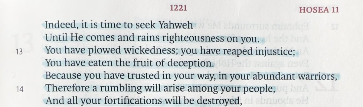 Hosea 11:13-14