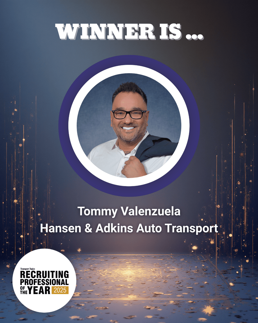 ConversionIA's tweet photo. Congratulations again to Tommy Valenzuela on being named the 2025 Transport Topics Recruiting Professional of the Year! 🏆

Read the full story on our blog here: https://t.co/P3aTo8H6zo 

#RRConf2026 #RecruitingExcellence https://t.co/6IJOUA6uGu