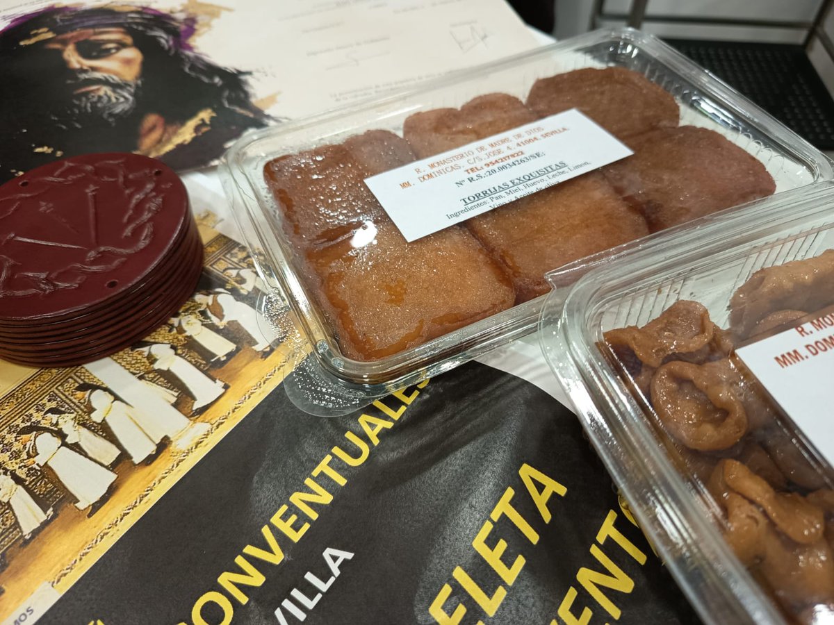 #CaridadCorona
Este año la querida <a href="/HdadCorona/">Hdad Corona</a> colabora con los CONVENTOS a través de la venta de sus pestiños y torrijas durante el REPARTO de PAPELETAS, 26 años de penitencia y dando ejemplo de caridad
#EndulzaTuPapeleta