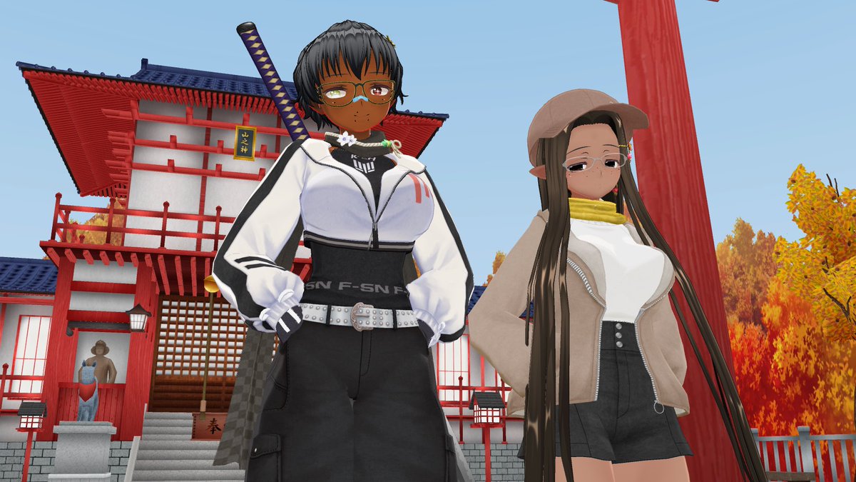 JoyBoyTK's tweet image. Ninjas Day out #COM3D2 #com3d