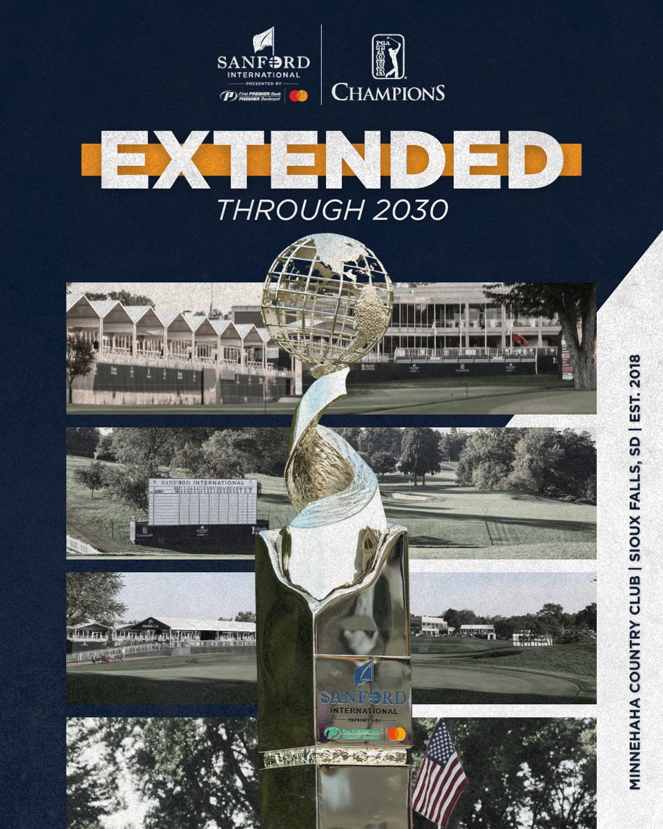Exciting News! The Sanford International and Minnehaha Country Club are extending their partnership through 2030, keeping the tournament in Sioux Falls for years to come!

A special thanks to Minnehaha Country Club and its membership for their overwhelming support, and to Sanford