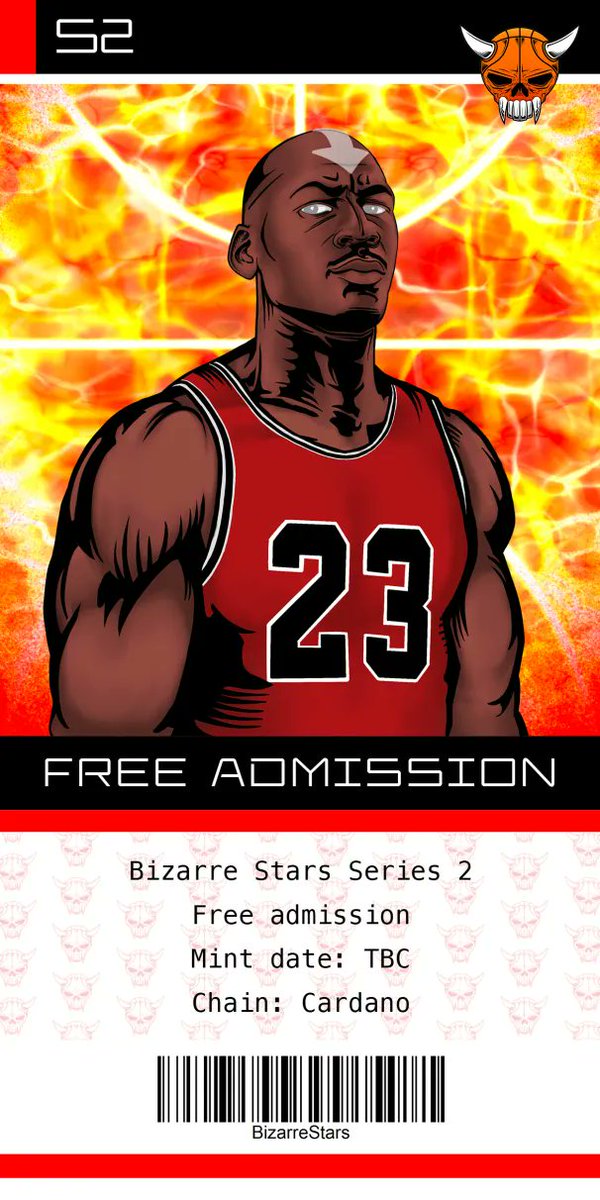 BizarreStarsNFT's tweet photo. Kobe-Wan (25% off) and Last Heir Bender (FREE mint) VIP Tickets!