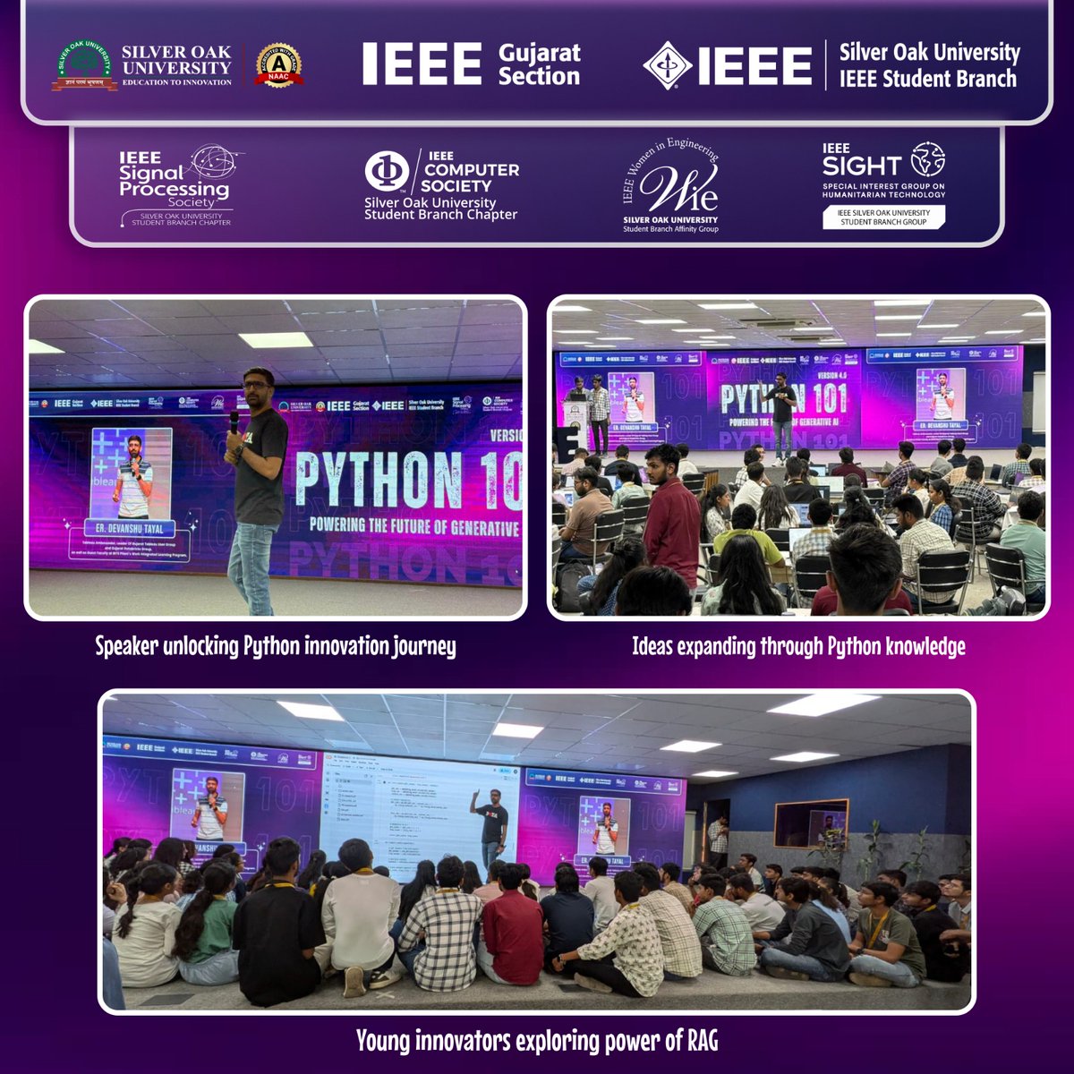 Silver Oak University IEEE SB tweet media