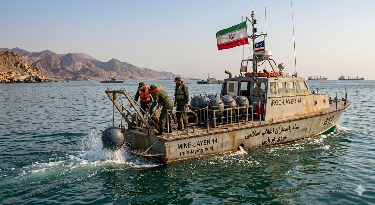 BREAKING NEWS

According to CNN, Iran has begun laying mines in the Strait of Hormuz.