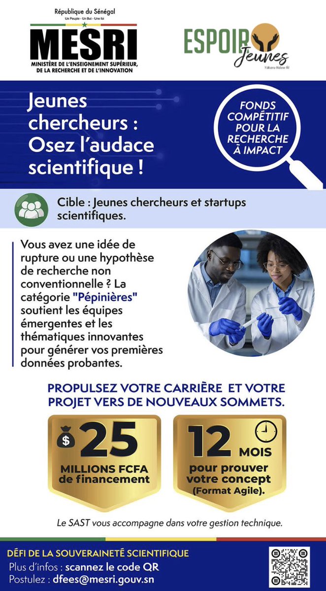 MESRI SENEGAL tweet media