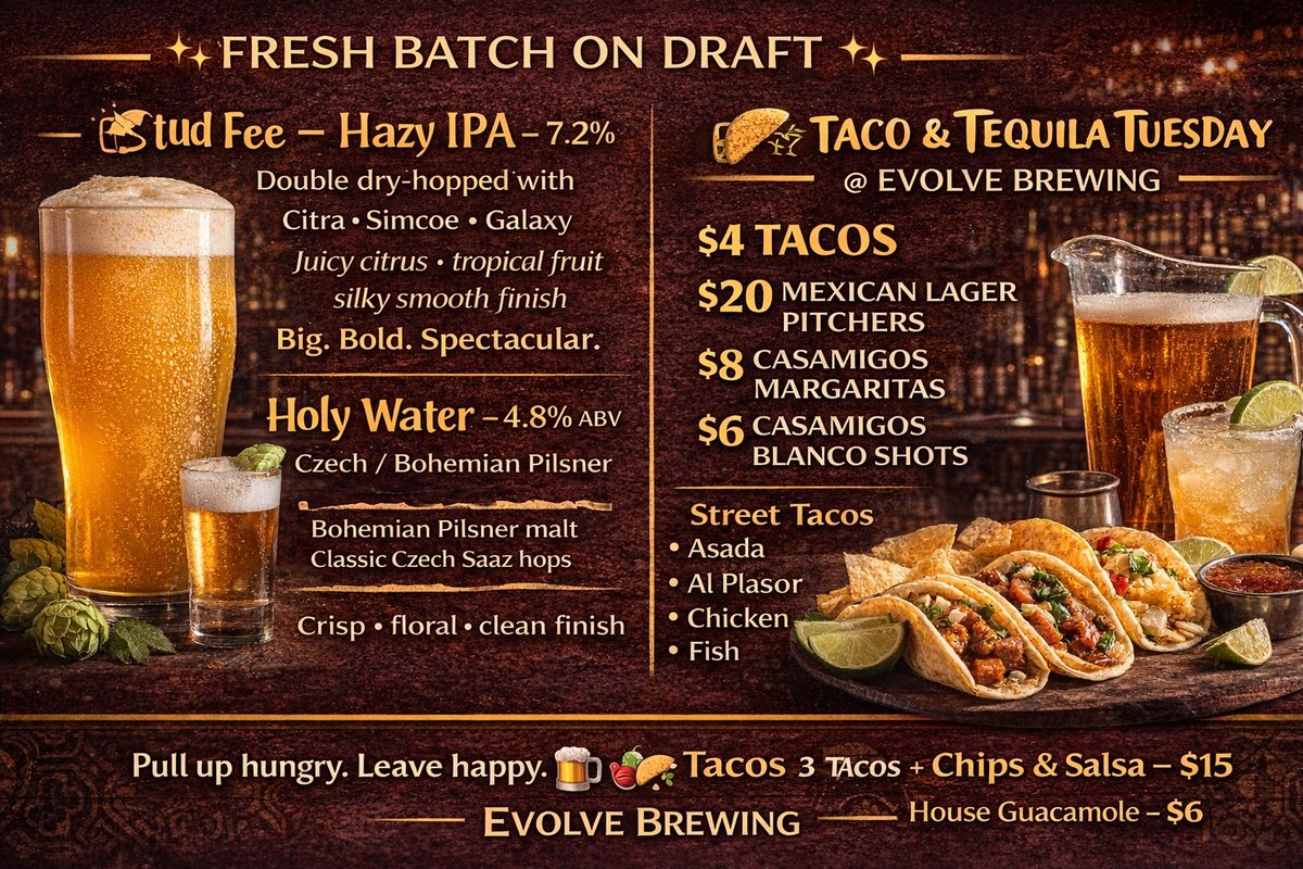 Evolve Brewing tweet media