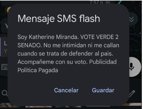 hyperconectado's tweet photo. Antes y durante de las elecciones del pasado domingo, políticos colombianos te enviaron SMS sin que los autorizaras.  Analizamos 93 denuncias. Lo que encontramos es más grave que spam político.  

https://t.co/3oUrFLcKuM 

🧵 Hilo: https://t.co/URfz8rWtAh